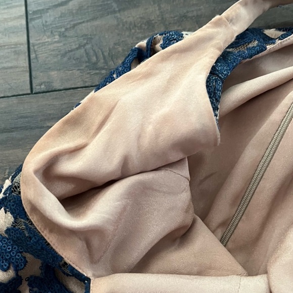 Dress the Population navy blue sequin gown - Picture 8 of 8